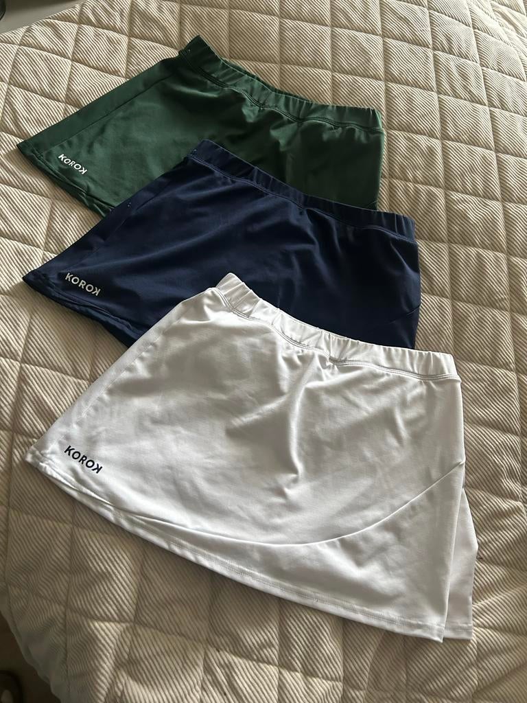 3 Korok Hockeyrokken Maat S - Wit, Donkerblauw, Donkergroen, Sport en Fitness, Hockey, Ophalen of Verzenden, Zo goed als nieuw