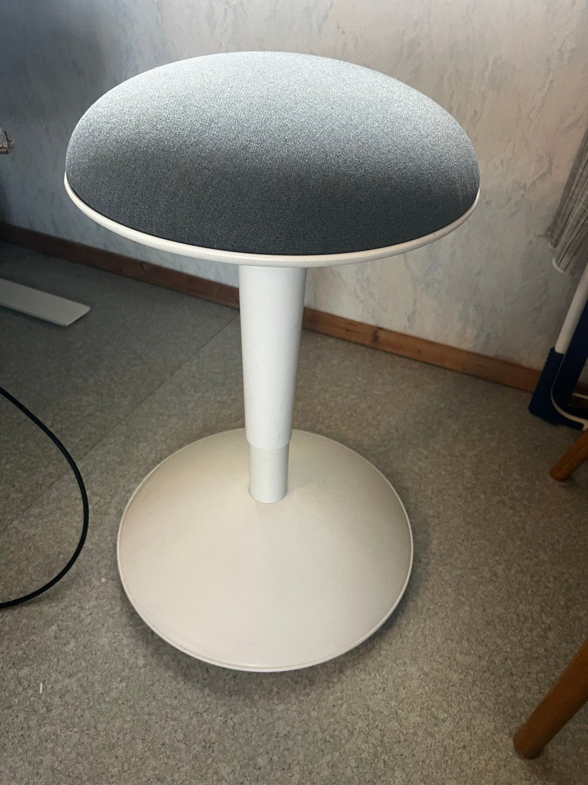Ergonomische bureaukruk voor rugklachten, Gebruikt, Ophalen of Verzenden, Bureaukruk, Grijs