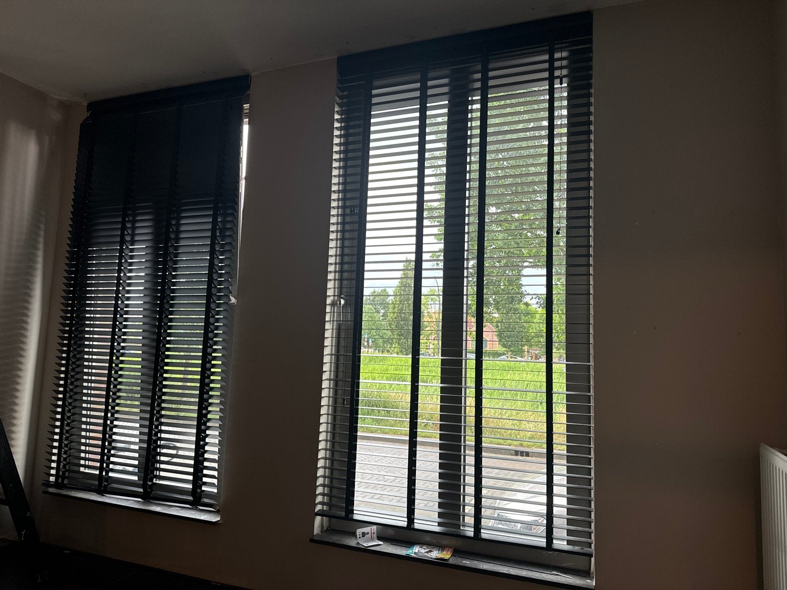 Houten jaloezieën van 123 Jaloezie - Zwart, Ophalen, Gebruikt, Zwart