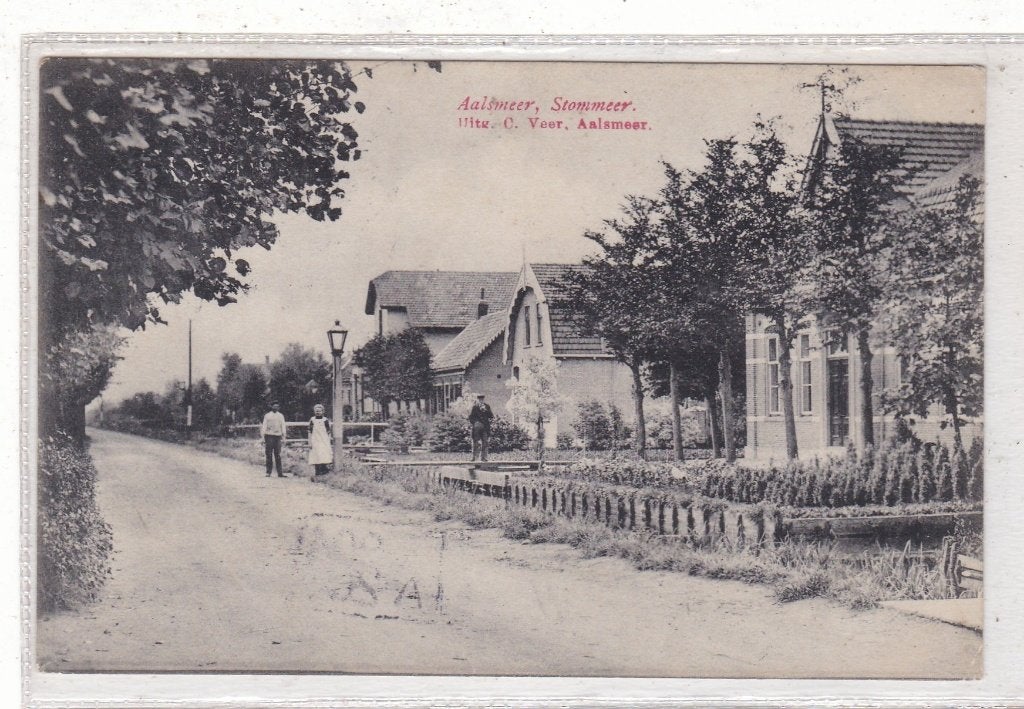 Aalsmeer-Stommeer 1910, Verzenden, Voor 1920, Gelopen, Noord-Holland