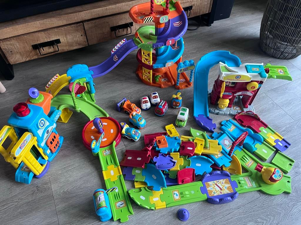 Vtech Toet Toet Auto's en banen, Kinderen en Baby's, Speelgoed | Vtech, Ophalen, Gebruikt, 6 maanden tot 2 jaar