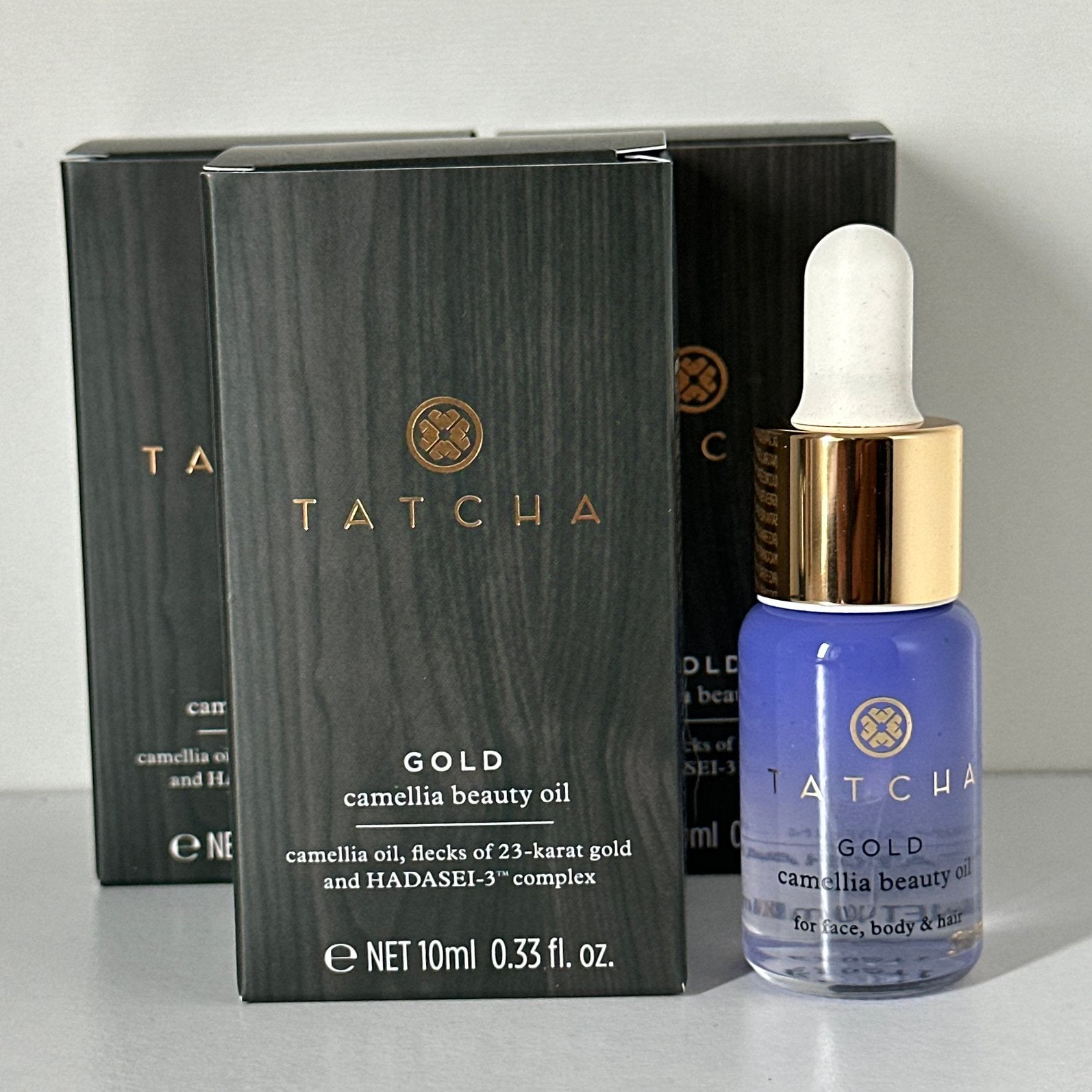 Tatcha Gold Camelia Beauty Oil 10 ml, Ophalen of Verzenden, Nieuw, Gehele gezicht, Verzorging