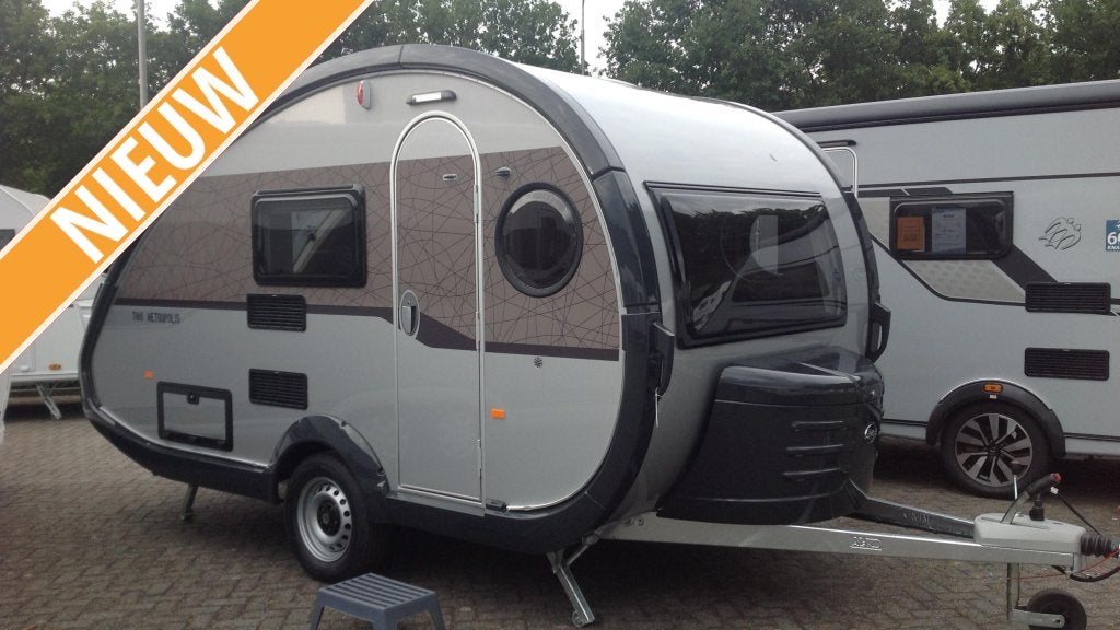 T@B Metropolis 400 model 2026, Caravans en Kamperen, Caravans, Schokbreker, Treinzit, Tot en met 3, T@b