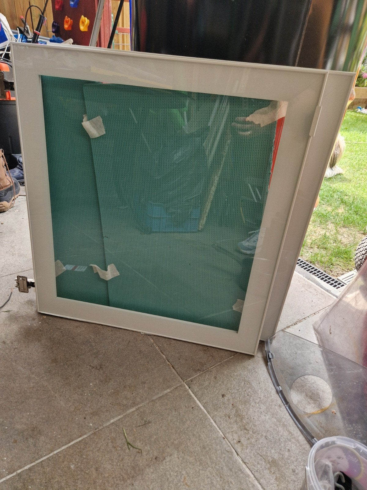 IKEA GLASSVIK vitrinedeuren (2 stuks), Ophalen, Minder dan 50 cm, Gebruikt, Glas