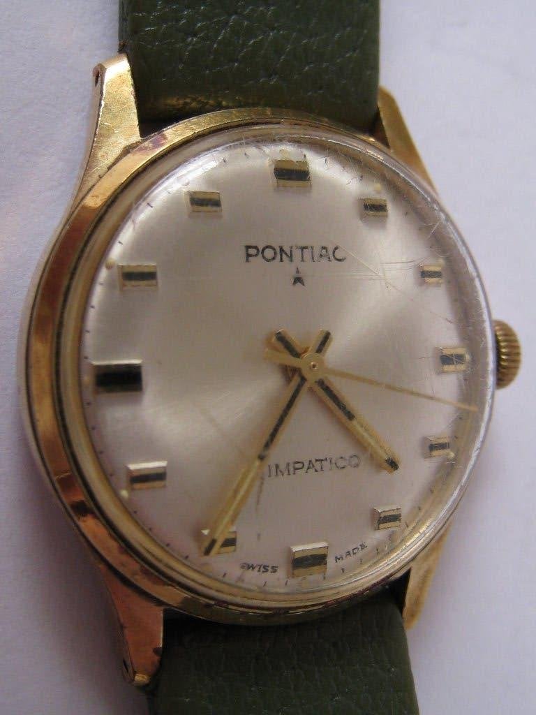 DAMES  EN OF HEREN HORLOGES ; PONTIAC - SEIKO -   EDOX, Seiko, Leer, Verzenden, Polshorloge