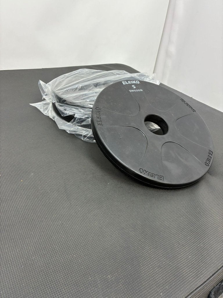 Eleiko Vulcano plates 5KG, Niet ingevuld, Zo goed als nieuw, Ophalen, Niet ingevuld