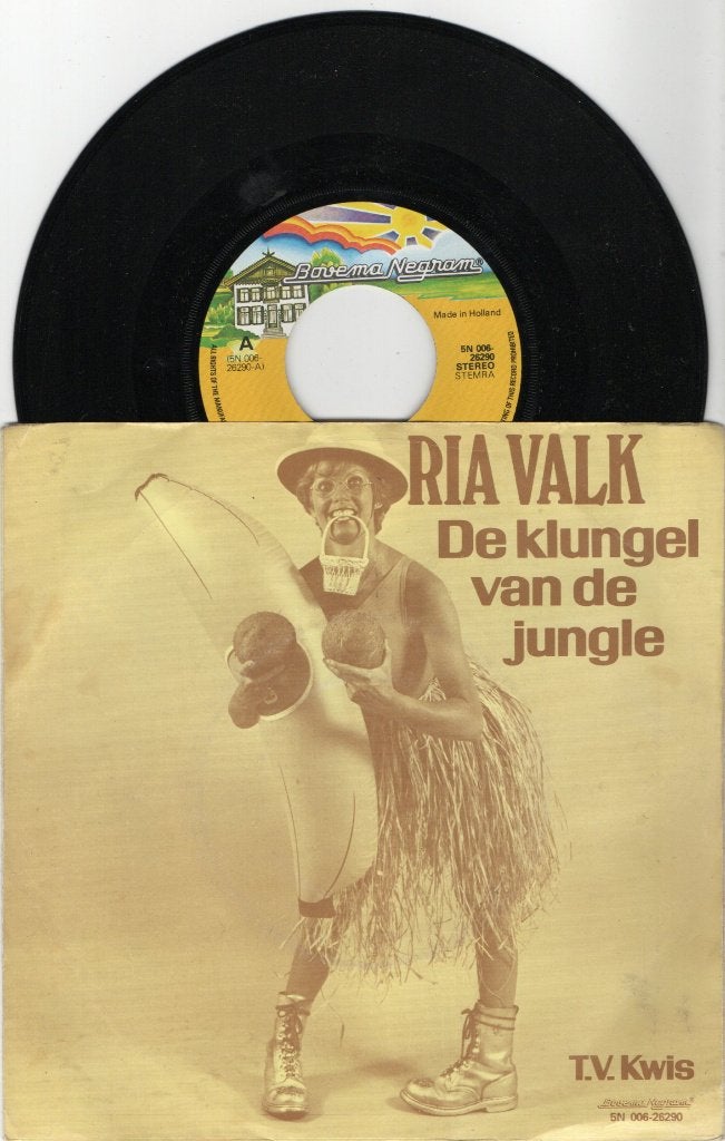Ria Valk – De Klungel Van De Jungle, Ophalen of Verzenden, Zo goed als nieuw, 7 inch, Overige genres