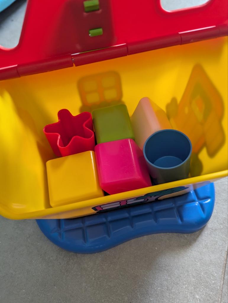 Vormen stoof vormen huisje, Kinderen en Baby's, Speelgoed | Fisher-Price, Ophalen, Zo goed als nieuw, Speelset