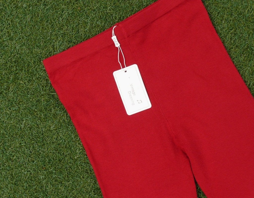 Vintage Dressing donker rode legging maat S / M Nieuw, Kleding | Dames, Legging, Maat 36/38 (S), Nieuw, Ophalen of Verzenden