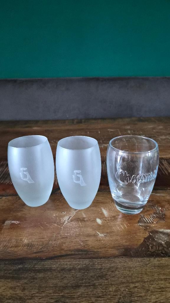 Chocomel glazen, Verzamelen, Glas en Borrelglaasjes, Ophalen of Verzenden, Nieuw, Overige typen