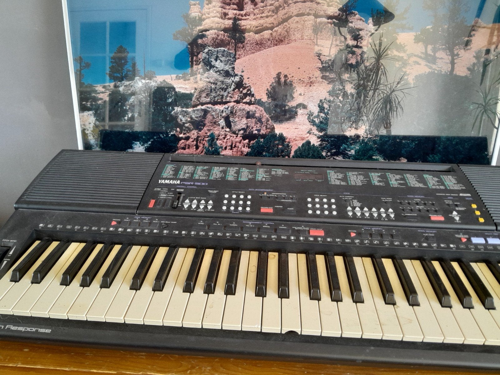 Yamaha PSR-500 Keyboard - Gebruikt, Muziek en Instrumenten, Keyboards, Yamaha, Ophalen of Verzenden, Aanslaggevoelig, 61 toetsen