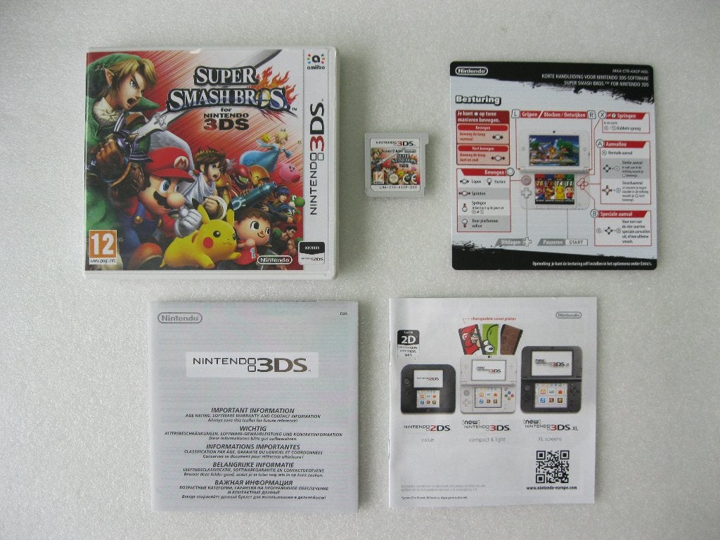 Nintendo 3DS: Super Smash Bros for Nintendo 3DS, Spelcomputers en Games, Games | Nintendo 2DS en 3DS, Gebruikt, Vechten, 1 speler