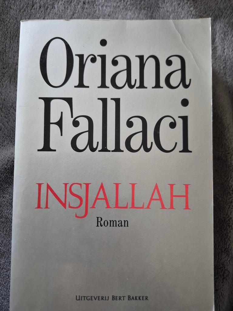 Oriana Fallaci - Insjallah Roman, Ophalen of Verzenden, Gelezen, Oriana Fallaci, Europa overig