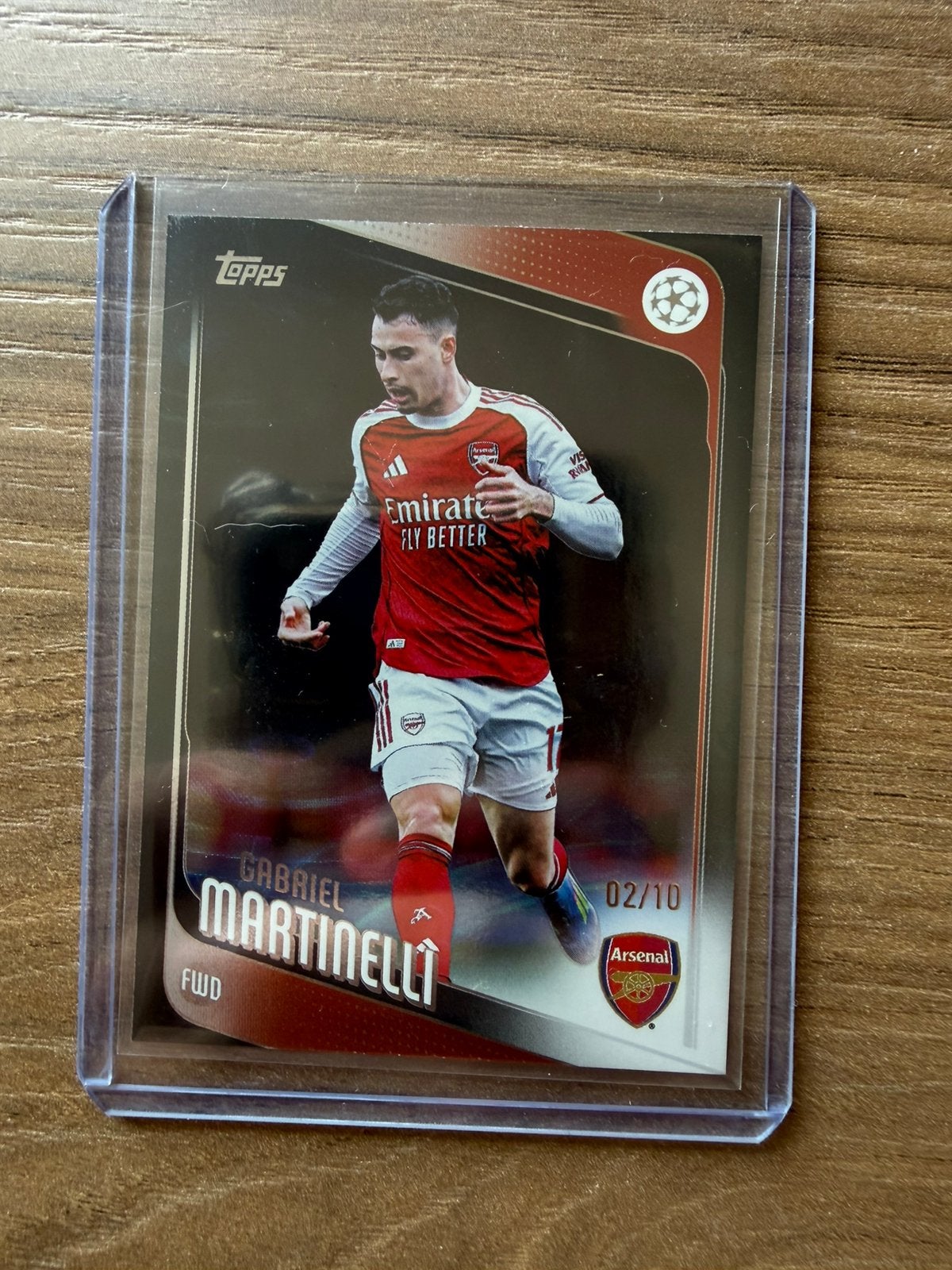 Topps gabriel martinelli /50, Ophalen, Zo goed als nieuw, Plaatje