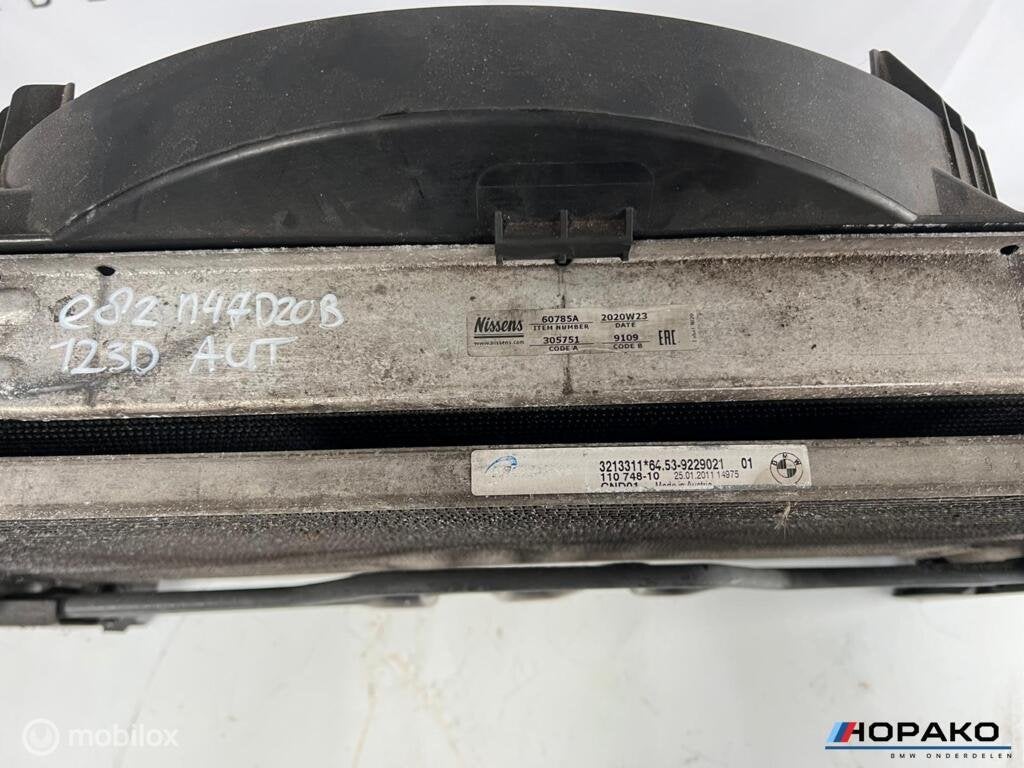 Koelerpakket 9229021 - BMW 1 serie 123D automaat, Gebruikt, Einsteinlaan 5 rijswijk, Bmw, Ophalen of Verzenden