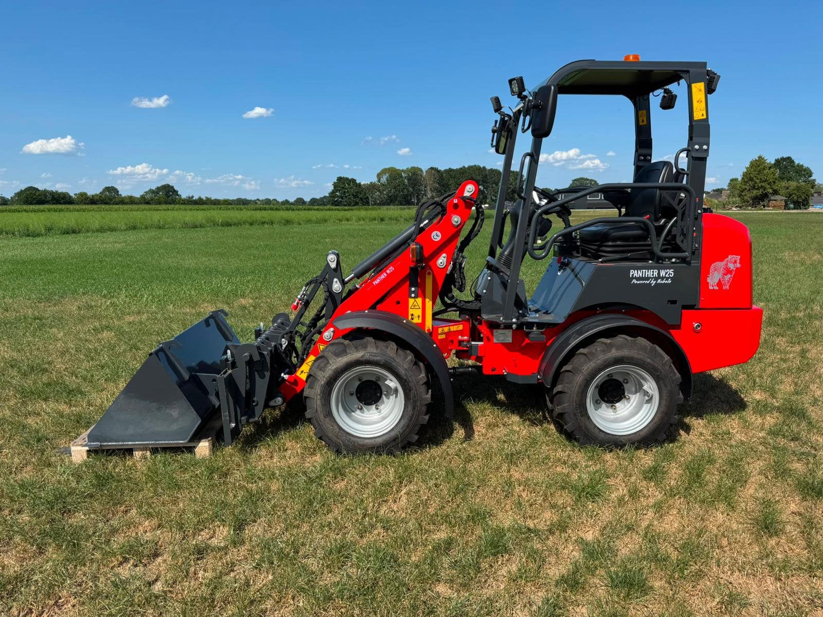 Panther W25 minishovel / loader DEMO!, Ophalen, Wiellader of Shovel
