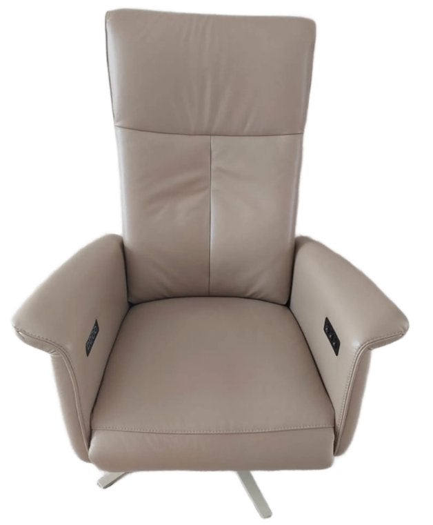 Superdeluxe Prominent B-200 Sta-op Fauteuil, Ophalen, Minder dan 75 cm, Maatwerk, hoogwaardig fijn leder (Veneto) met luxe opties.