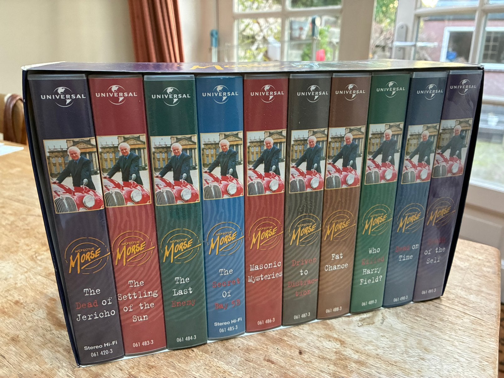 Videobox tv serie inspector morse, Cd's en Dvd's, Misdaad, Alle leeftijden, Ophalen of Verzenden, Gebruikt