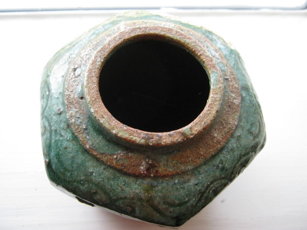 Antiek Chinese Gemberpot met origineel Deksel, Verzenden
