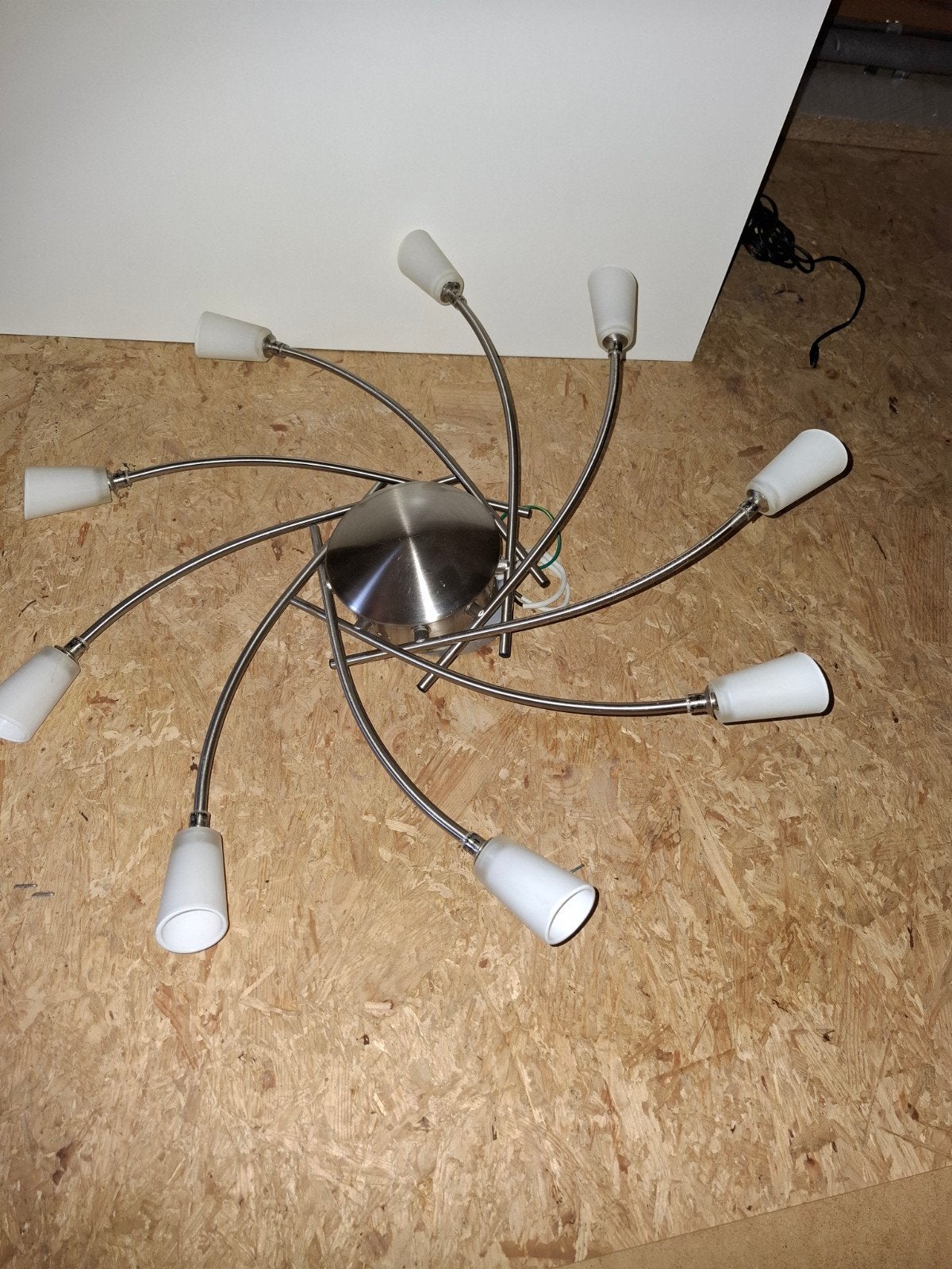 Moderne plafondlamp met 8 lichtpunten, Ø 40 cm, Ophalen