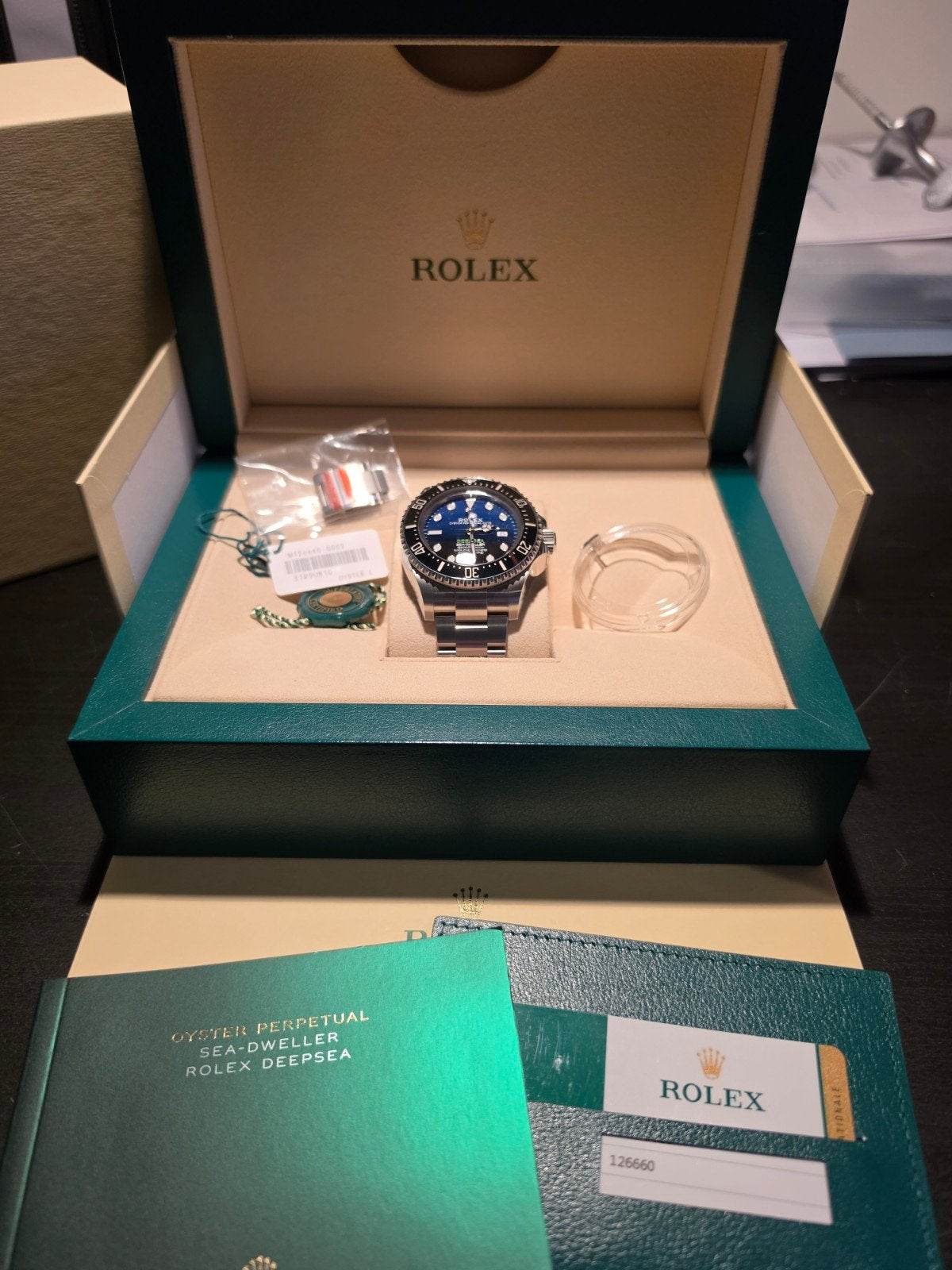 Rolex Deepsea JC 126660, Ophalen, Staal, Polshorloge, Zo goed als nieuw