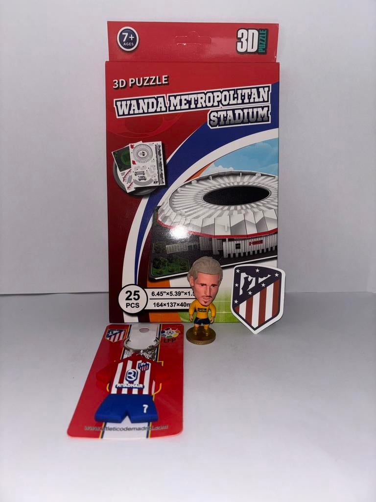 Atletico madrid club pakket, Ophalen of Verzenden, Nieuw, Buitenlandse clubs, Beeldje of Poppetje