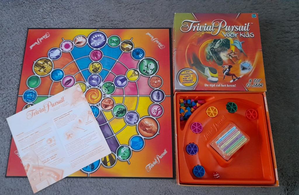 Trivial Pursuit voor Kids van Hasbro, Vijf spelers of meer, Ophalen, Gebruikt, Hasbro