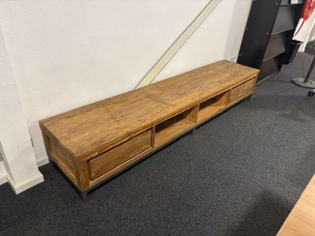 TV-meubel / Dressoir Teak hout 220cm, Niet ingevuld, Gebruikt, Niet ingevuld, Ophalen of Verzenden