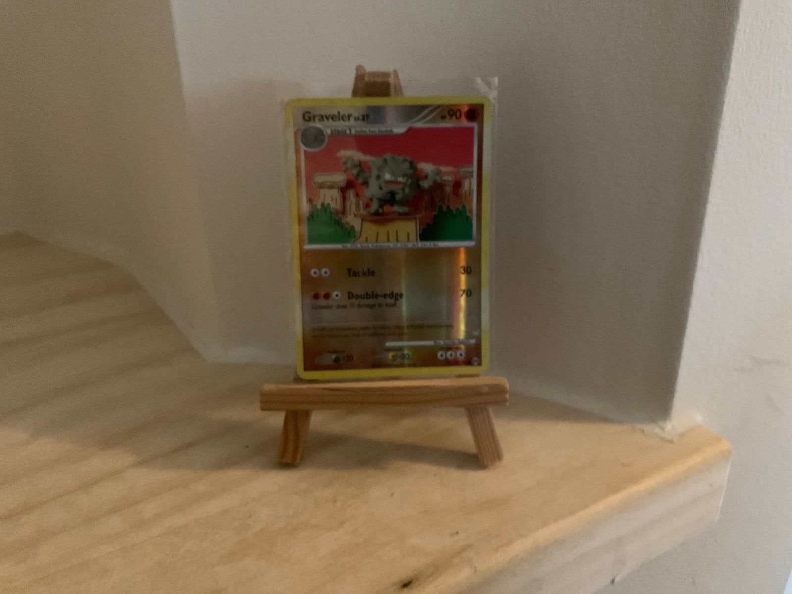 Graveler Reverse Holo Arceus Pokémon Kaart, Ophalen of Verzenden, Zo goed als nieuw, Losse kaart, Foil
