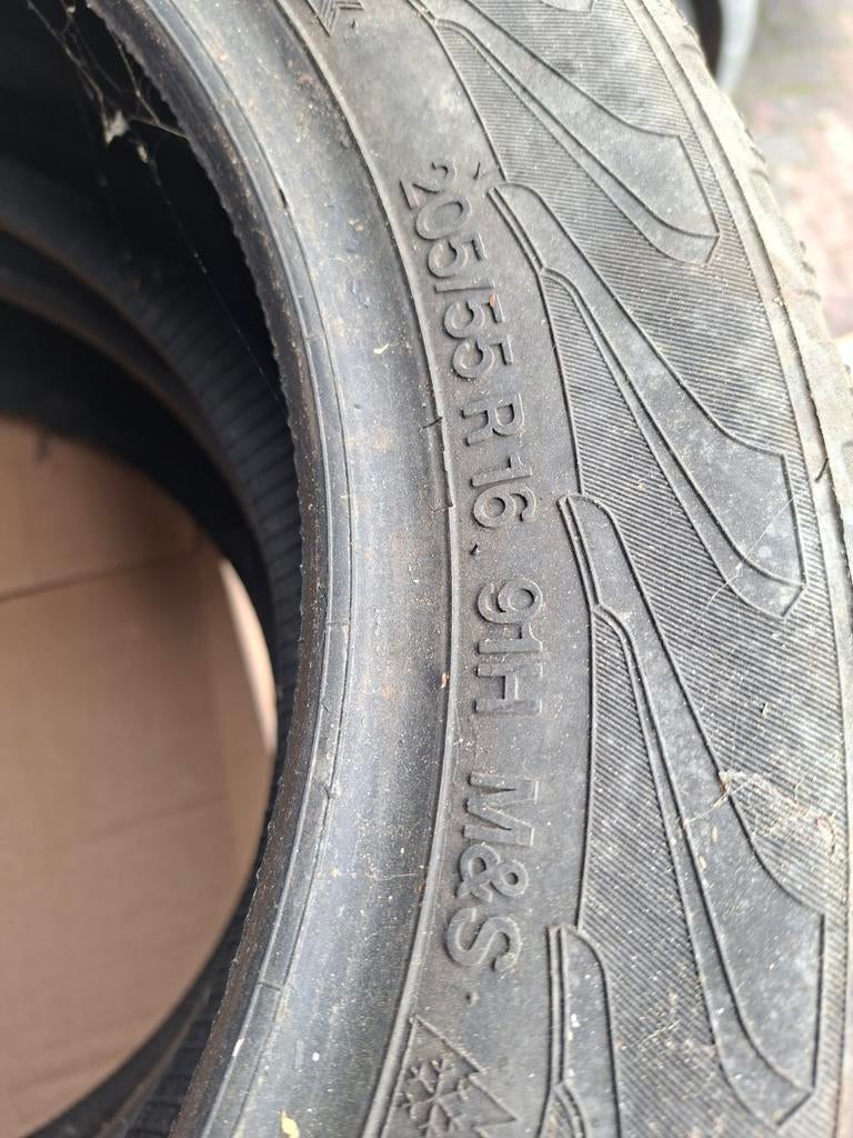 Vredestein Snowtrac 3 Winterbanden 205/55 R16, Ophalen, Gebruikt