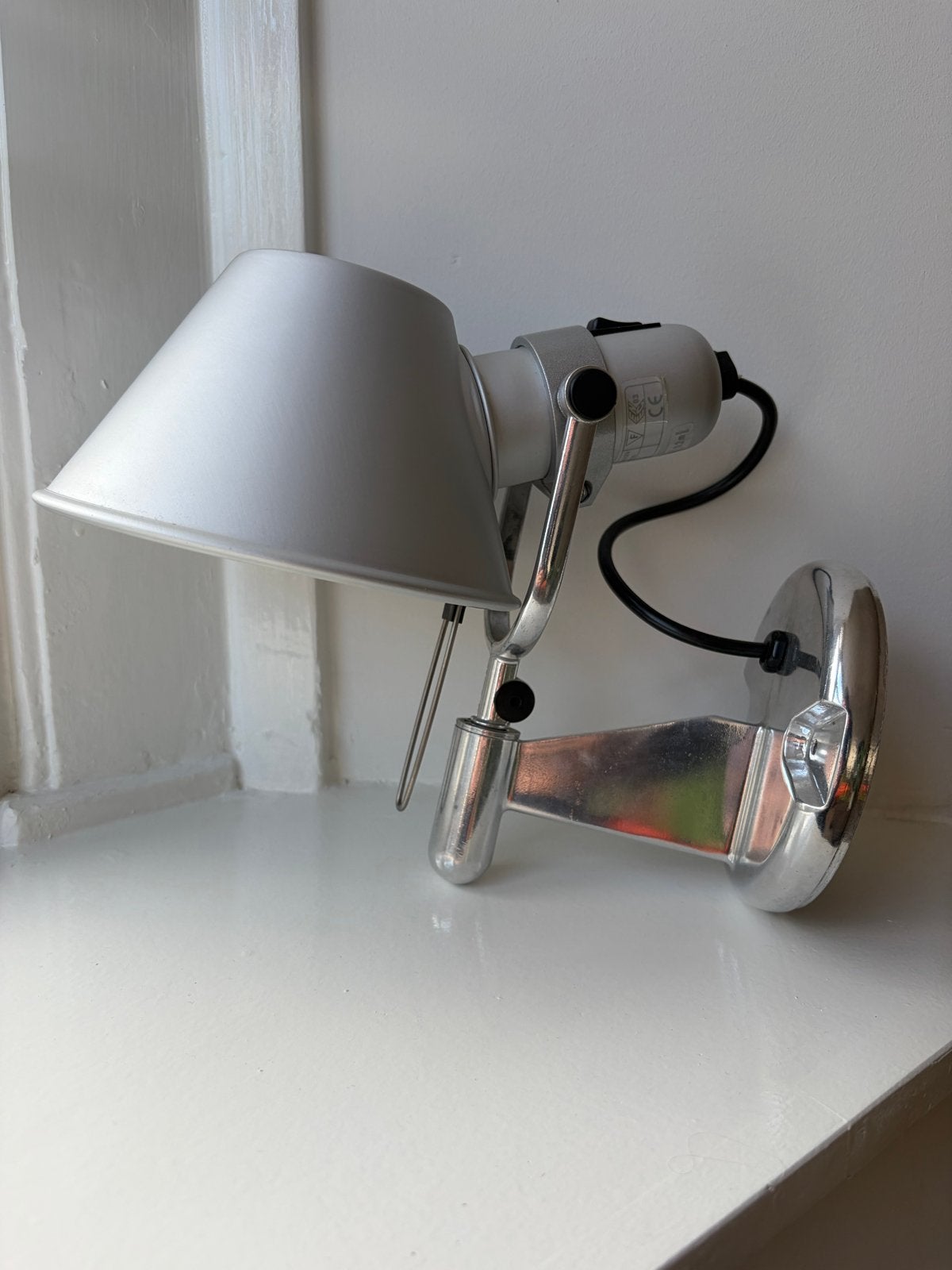 Twee Artemide Tolomeo Wandlampen, Huis en Inrichting, Ophalen, Metaal, Gerichte verlichting, Zilver