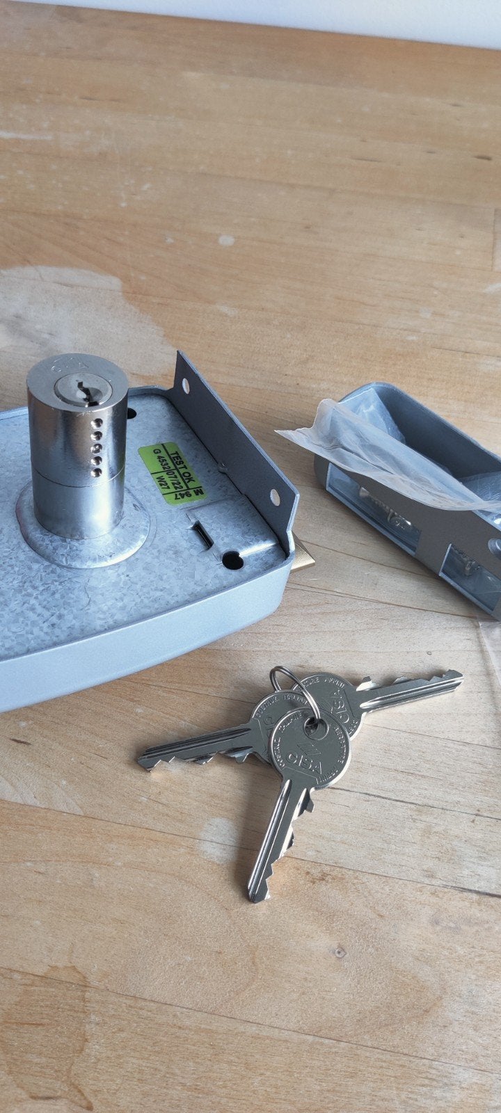 Nieuw CISA deurslot met sleutels, Ophalen of Verzenden