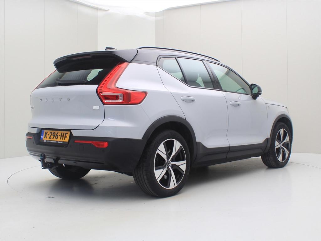 Volvo Xc40 P8 408pk AWD Pure Electric R-Design 90% SoH [ WAR, Auto's, Volvo, Gebruikt, Zwart, 40 min, Wit