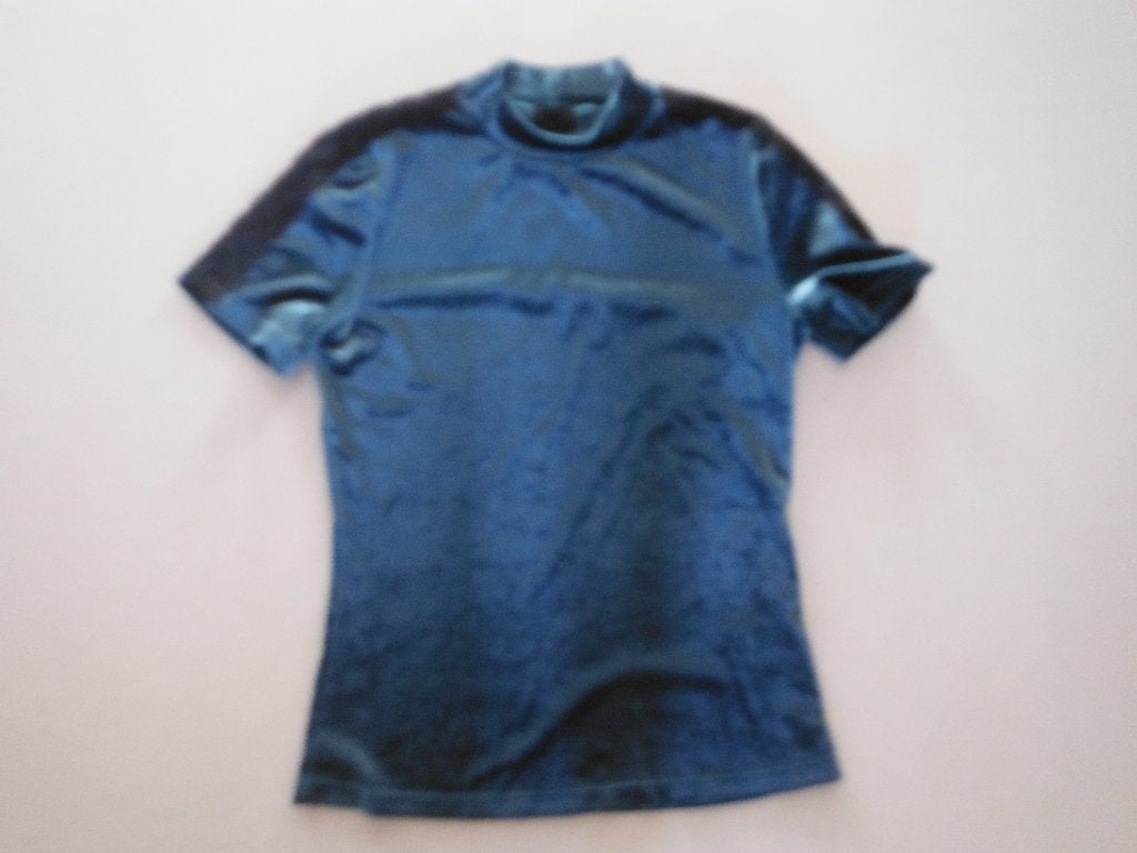 nieuw petrol velours t-shirt Seven Sisters, mt S, Nieuw, Korte mouw, Maat 36 (S), Groen
