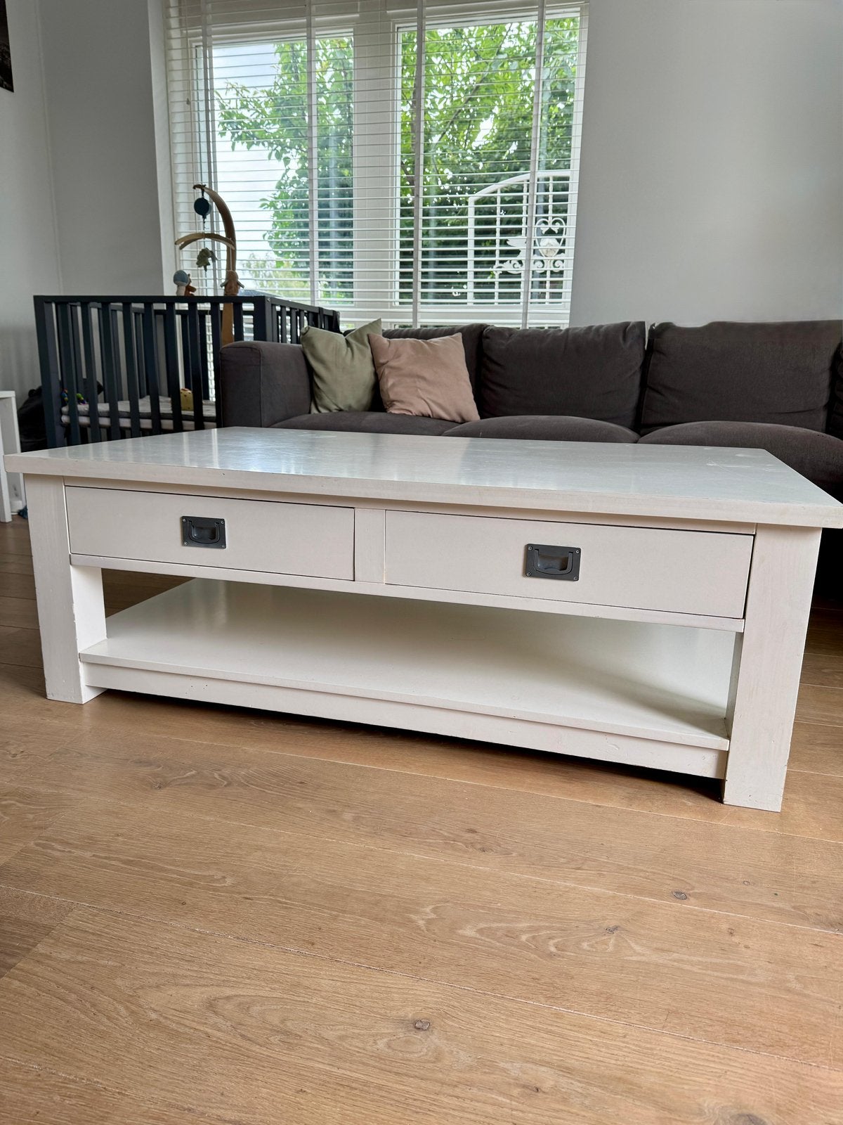 Witte salontafel, Huis en Inrichting, Ophalen