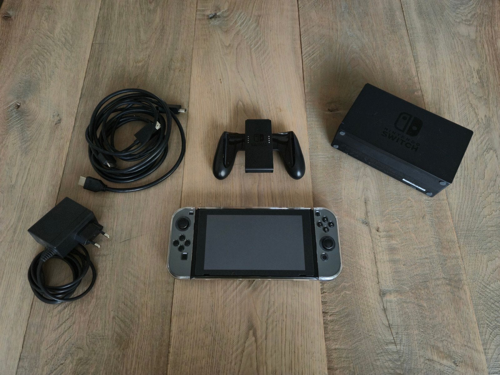 Nintendo Switch, Ophalen of Verzenden, Zo goed als nieuw, Met 2 controllers, Switch Original