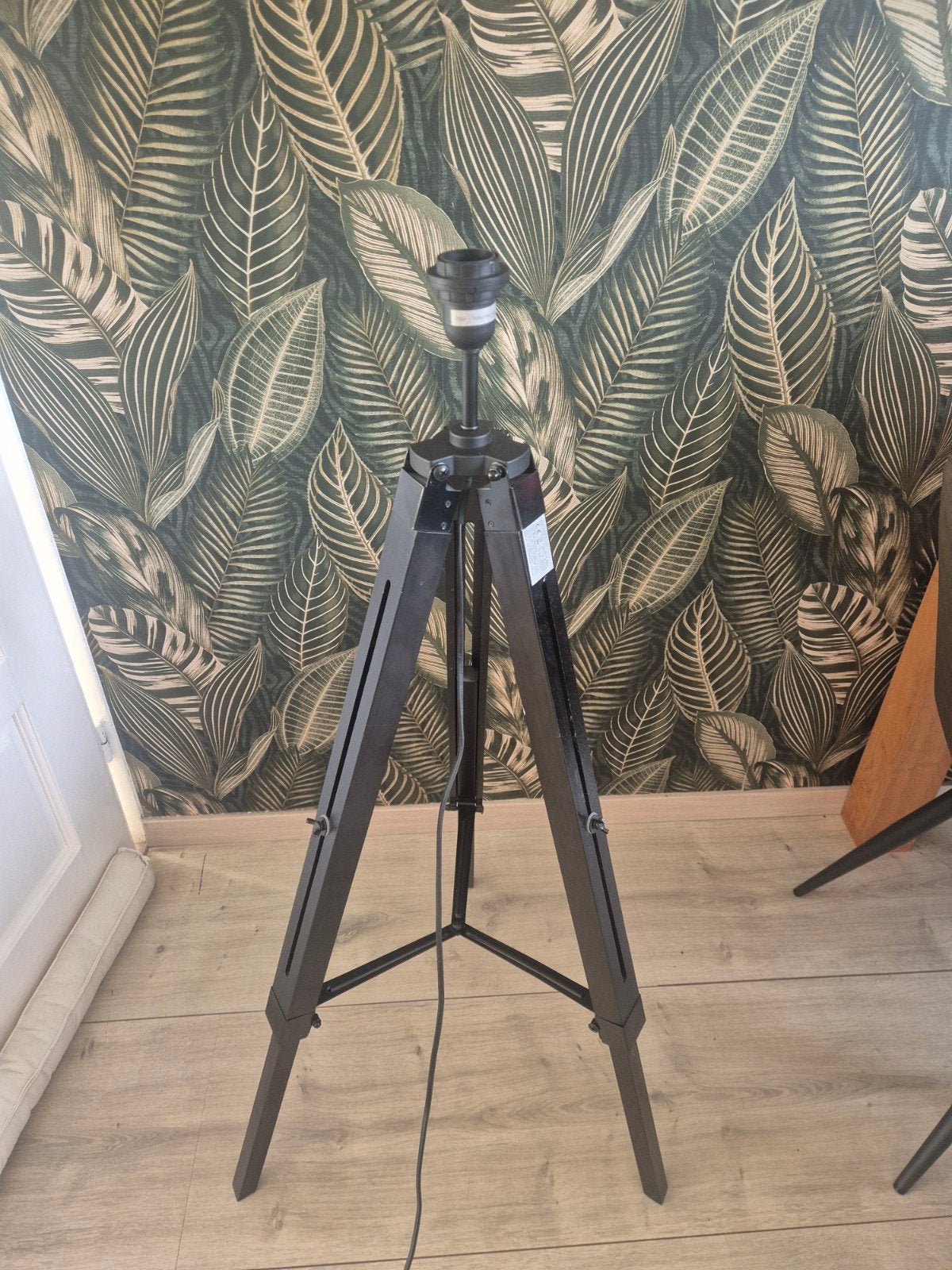 lampenvoet, vloerlamp, Ophalen, Hout, 150 tot 200 cm
