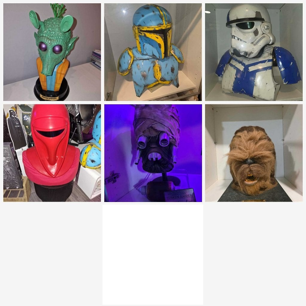 4 Sale Collection Star Wars life-size bustes !!!, Ophalen, Zo goed als nieuw, Beeldje of Buste