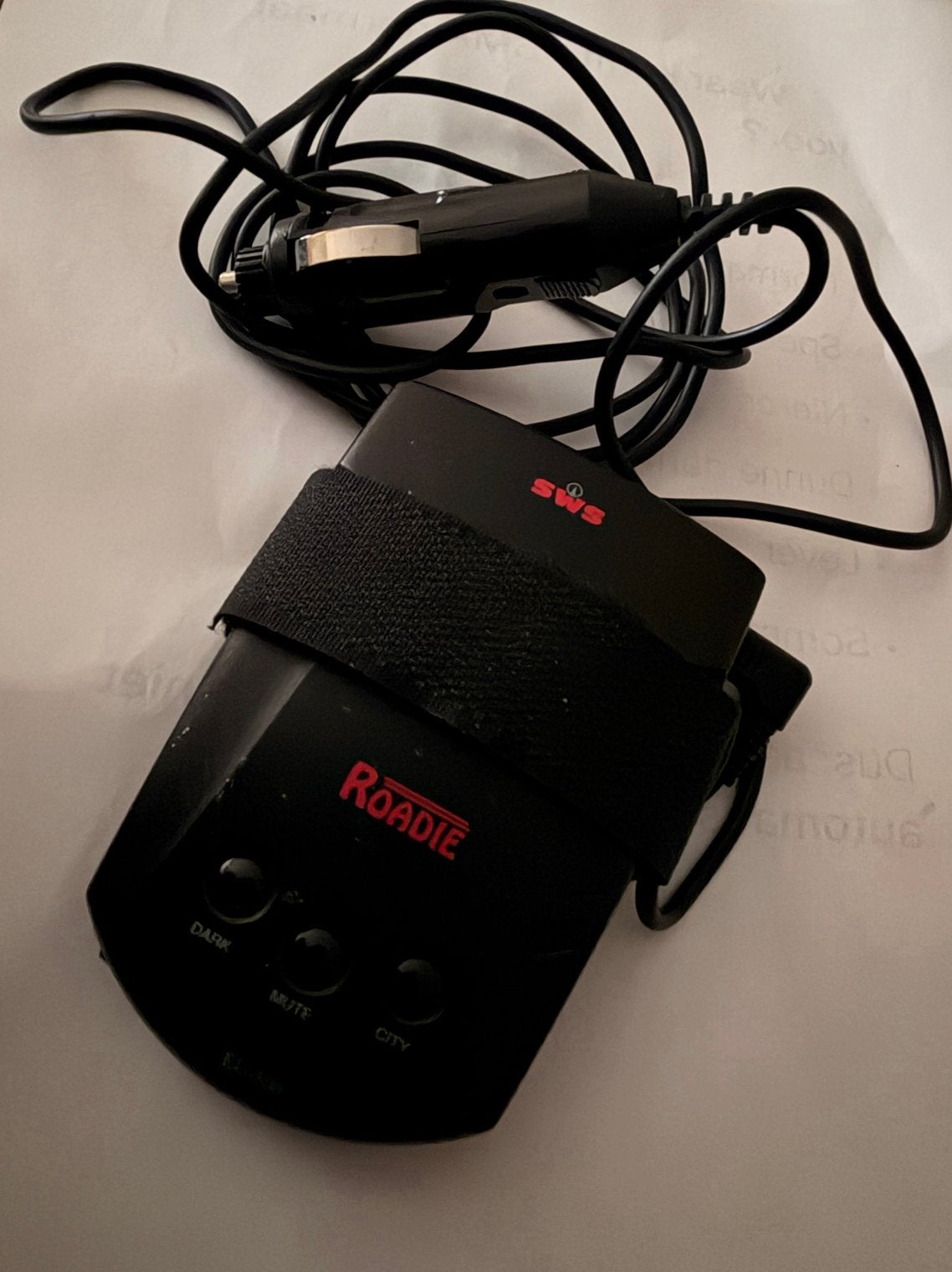 Roadie SWS EU-500 Radar Detector, Auto diversen, Auto-accessoires, Verzenden, Zo goed als nieuw
