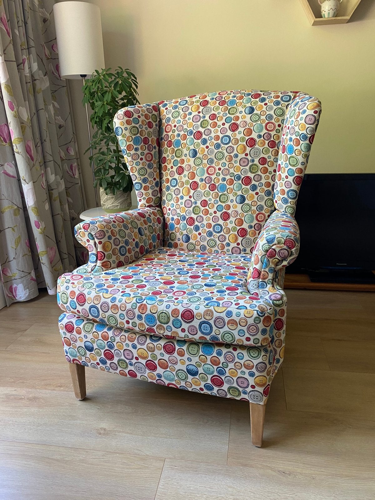 Laura ashley stoel, Ophalen of Verzenden, Zo goed als nieuw, Stof, 50 tot 75 cm