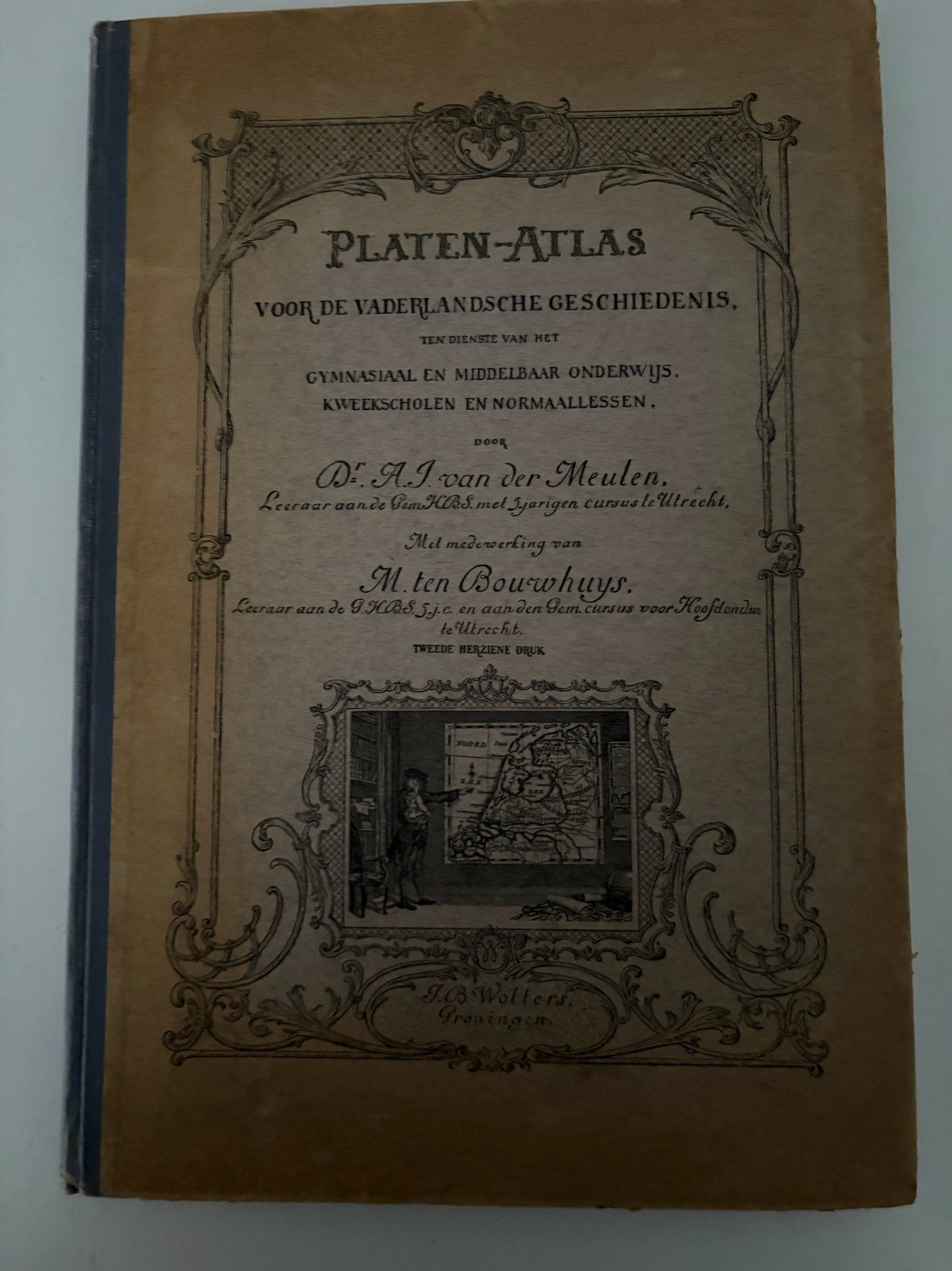 Plaaten-Atlas voor de Vaderlandsche Geschiedenis, Boeken, Gelezen, Overige atlassen, Ophalen of Verzenden, 1800 tot 2000