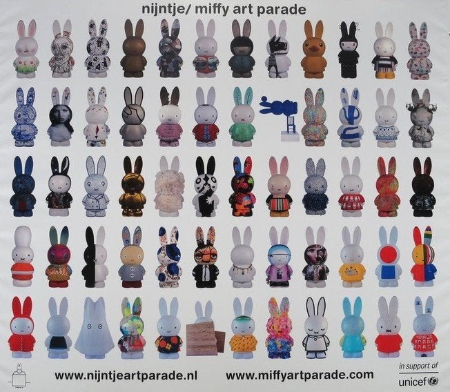 GEZOCHT: Nijntje / Miffy Art Parade beeldjes, Ophalen of Verzenden, Beeld
