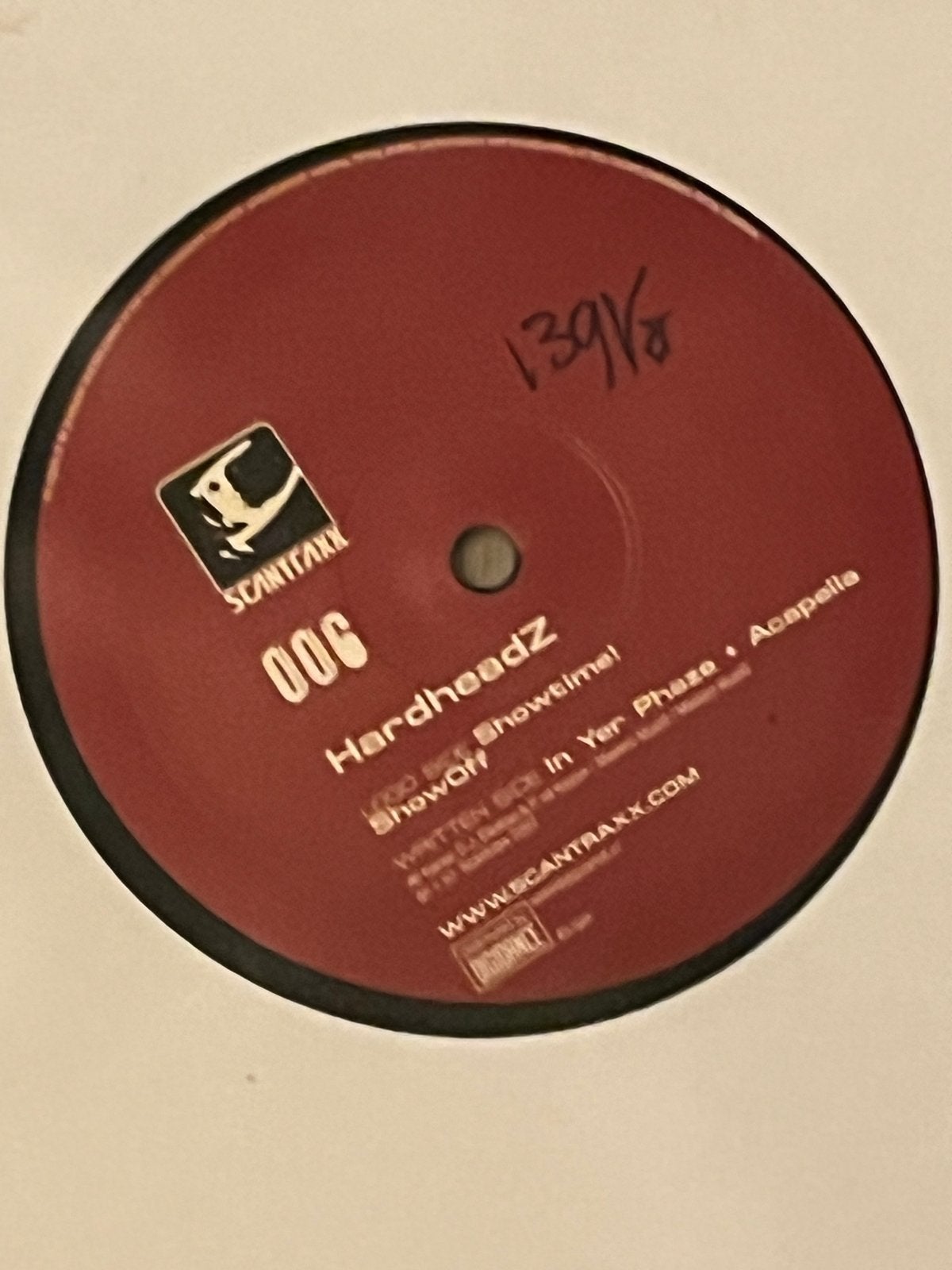 Hardheadz - Showtime LP - Scantraxx 006 Hardstyle Vinyl, LP, Gebruikt, Hardcore, Ophalen of Verzenden