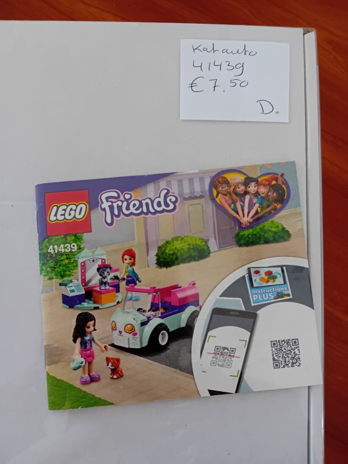 kat auto van lego friendskat auto van lego friends, Ophalen of Verzenden