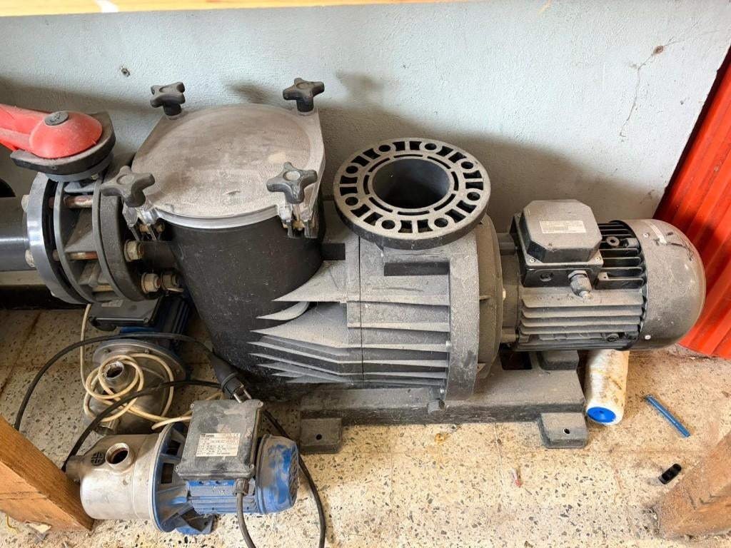 Zwembadinstallatie met pomp automatische pH/Chloor regeling, Ophalen, Gebruikt, Zwembadpomp