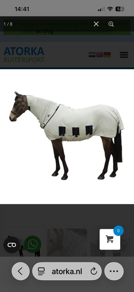 Snuggy hoods eczeemdeken 5.3 en kap, Dieren en Toebehoren, Ophalen of Verzenden, Gebruikt, Eczeemdeken