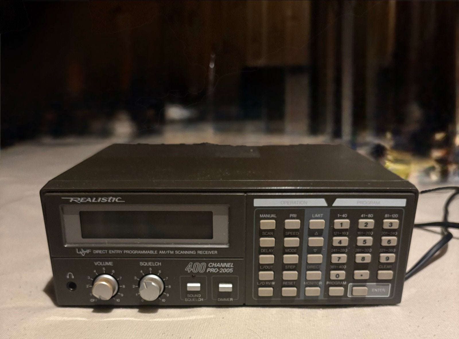 Realistic PRO-2005 Radioscanner (400 Kanalen), Ophalen of Verzenden, Gebruikt