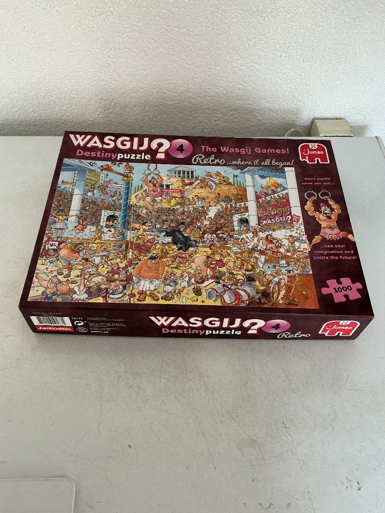 Wasgij Destiny 24 The Wasgij Games Retro 1000 stukjes, Ophalen of Verzenden, 500 t/m 1500 stukjes, Zo goed als nieuw, Legpuzzel
