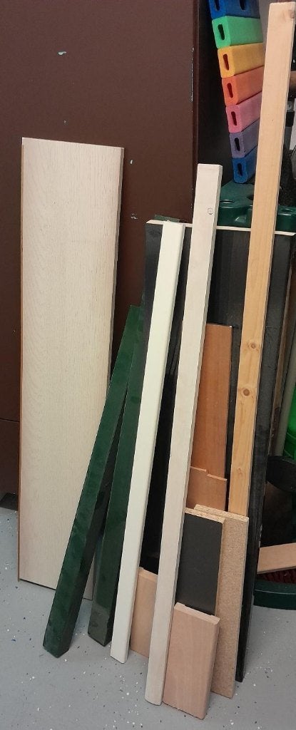 Kleine partij hout GRATIS, Ophalen, Gebruikt, Minder dan 25 mm, Plank