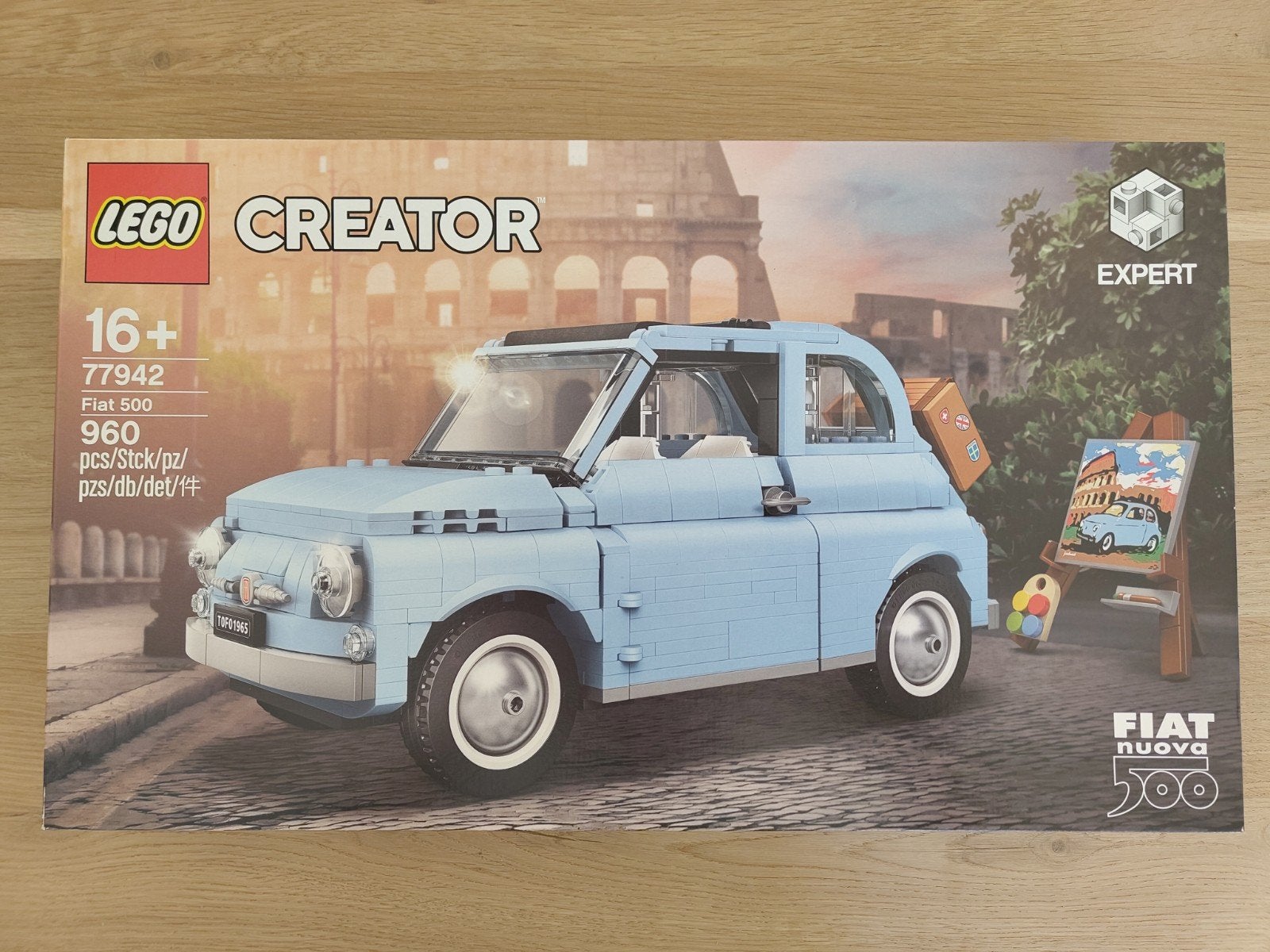 Lego 77942 Fiat 500 Lichtblauw - Nieuw in doos, Ophalen of Verzenden, Nieuw